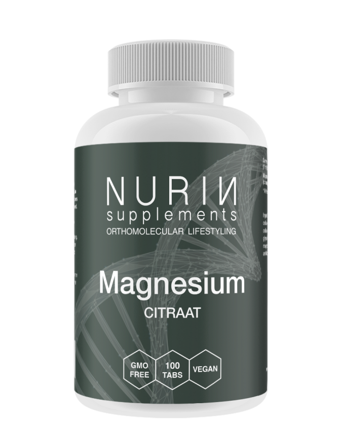 Magnesium Citraat: Inhoud 100 tabletten
