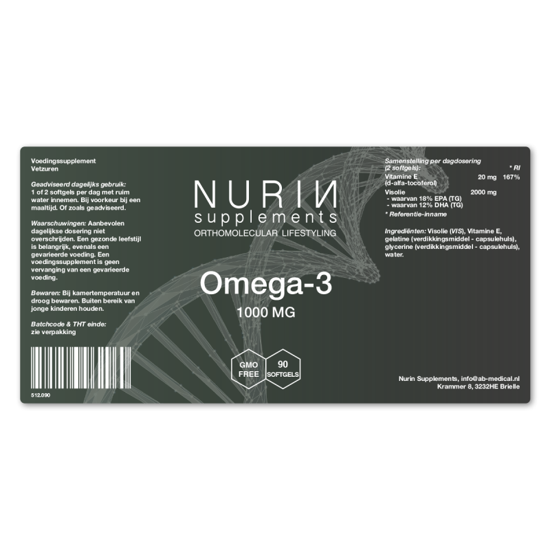Omega 3: Inhoud 90 softgels - Afbeelding 2
