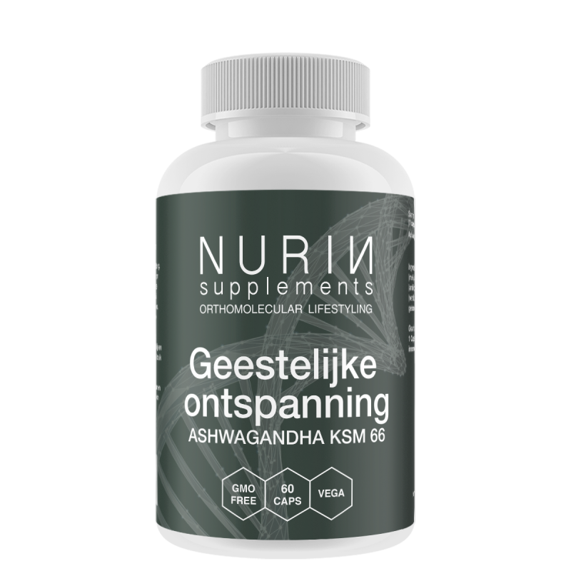 Geestelijke ontspanning/ Ashwagandha KSM66 extract Inhoud 60 Vcaps