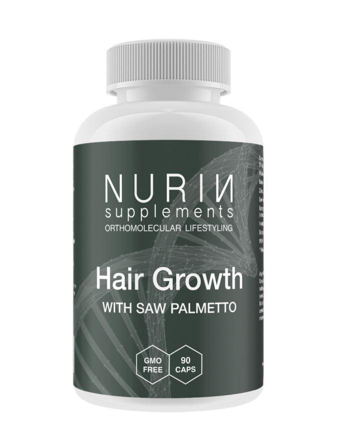 Hair Growth-Saw Palmetto: Inhoud 90 Capsules 